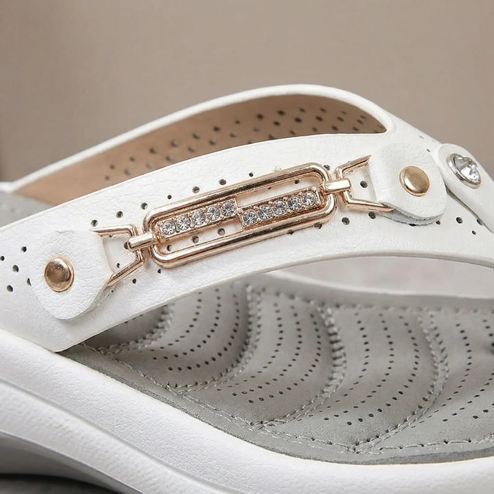 Slippers heren | Comfortabele slippers met brede band