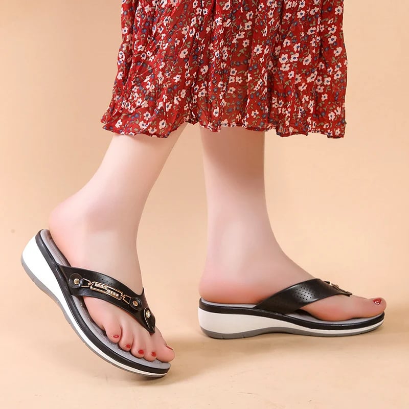 Slippers heren | Comfortabele slippers met brede band