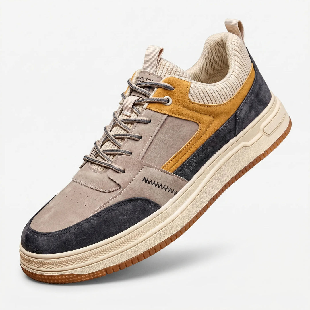 Sneakers heren | Casual Geoffrey sneakers met dikke zool
