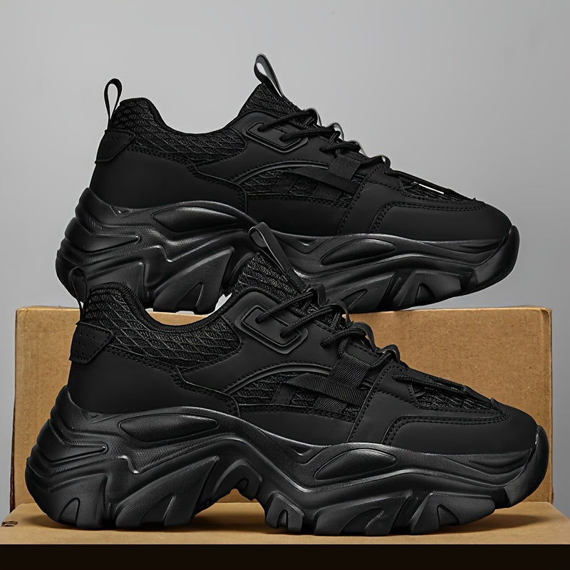 Sneakers heren | Chunky sneakers met dikke zool