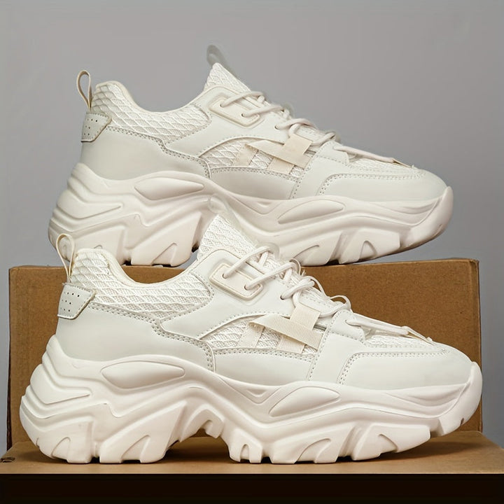Sneakers heren | Chunky sneakers met dikke zool