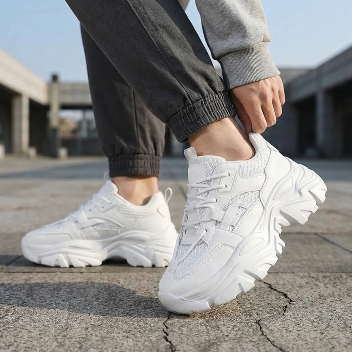 Sneakers heren | Chunky sneakers met dikke zool