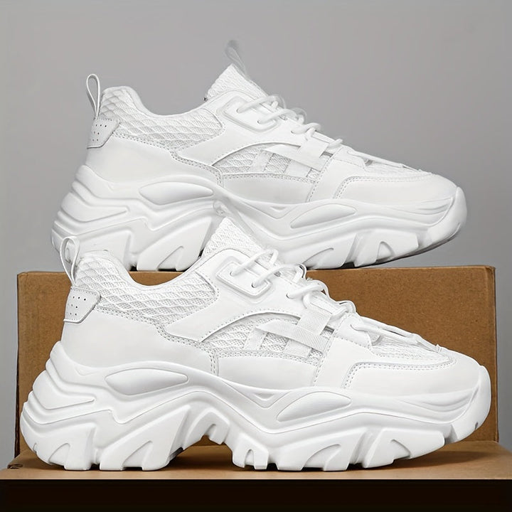 Sneakers heren | Chunky sneakers met dikke zool
