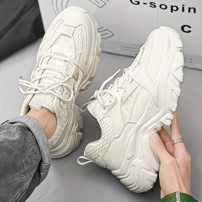 Sneakers heren | Chunky sneakers met dikke zool