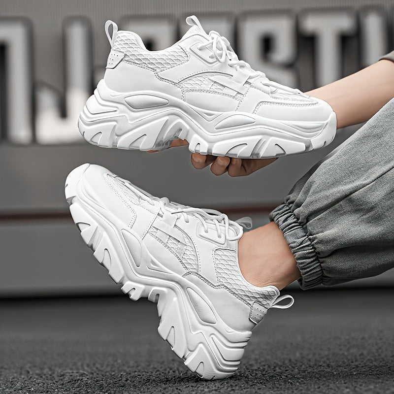 Sneakers heren | Chunky sneakers met dikke zool