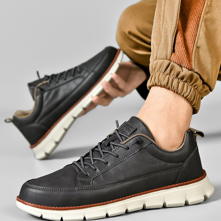 Sneakers heren | Comfortabele casual schoenen met dikke zool