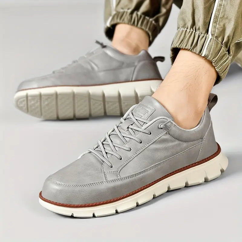 Sneakers heren | Comfortabele casual schoenen met dikke zool