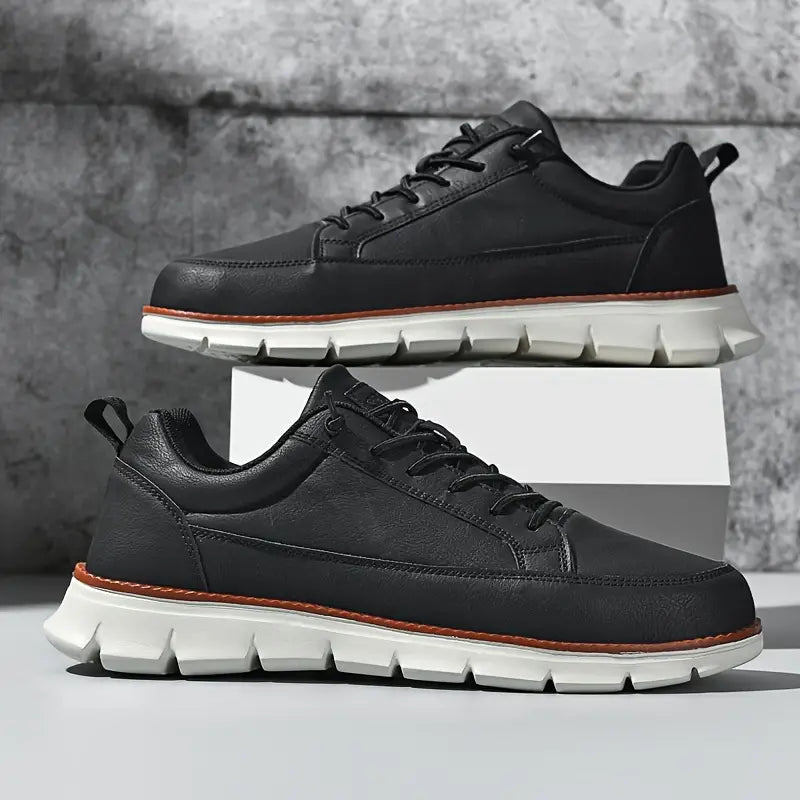 Sneakers heren | Comfortabele casual schoenen met dikke zool