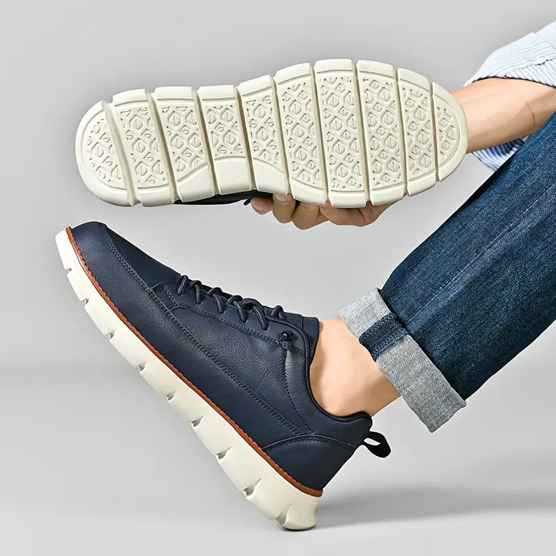 Sneakers heren | Comfortabele casual schoenen met dikke zool