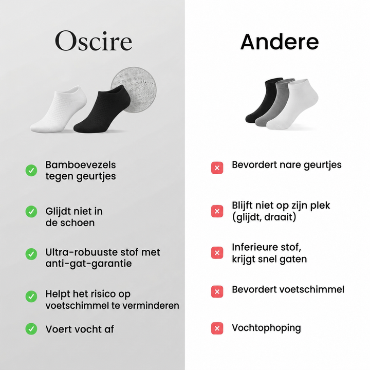 Sokken | Bamboe sokken met drukvrije boord