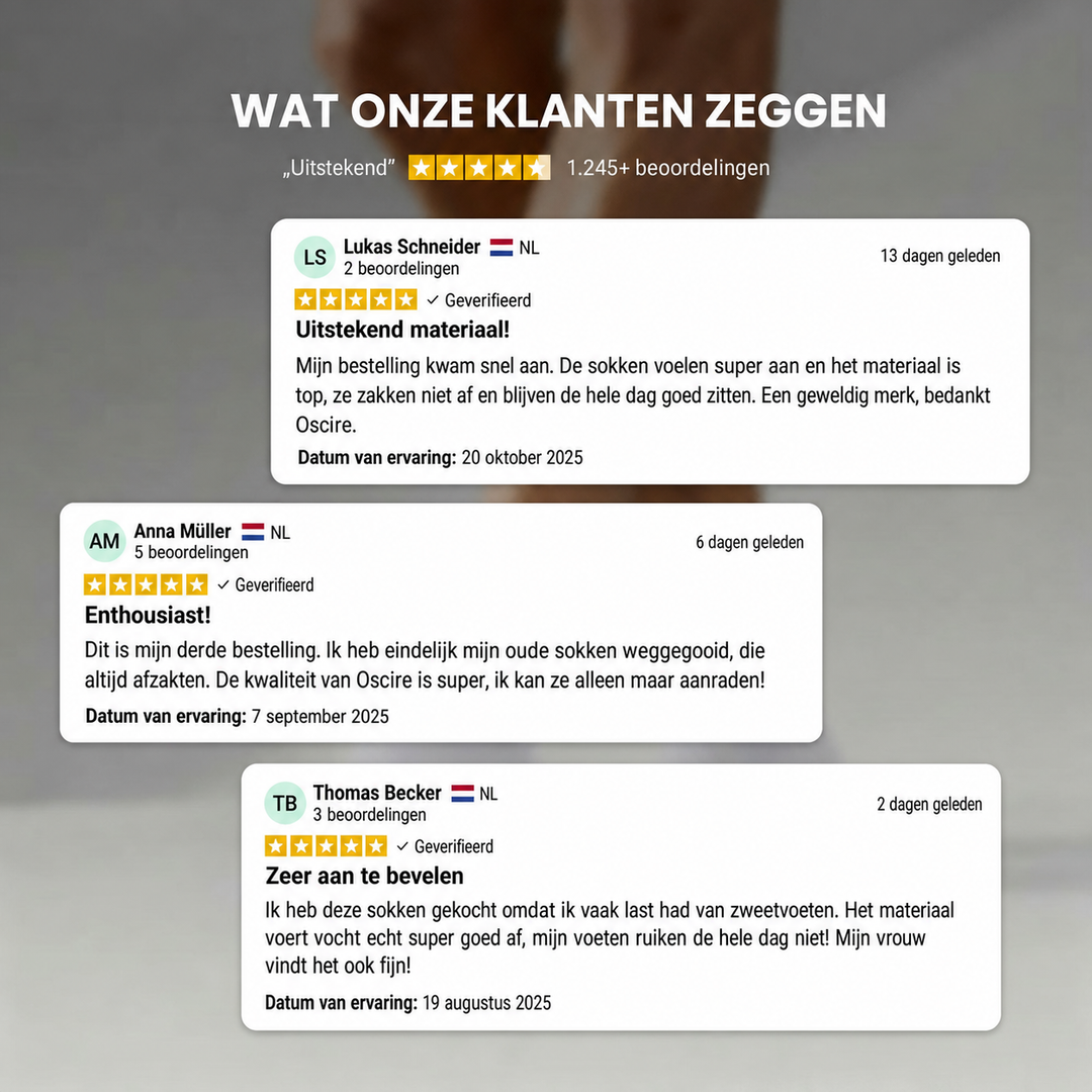 Sokken | Bamboe sokken met drukvrije boord