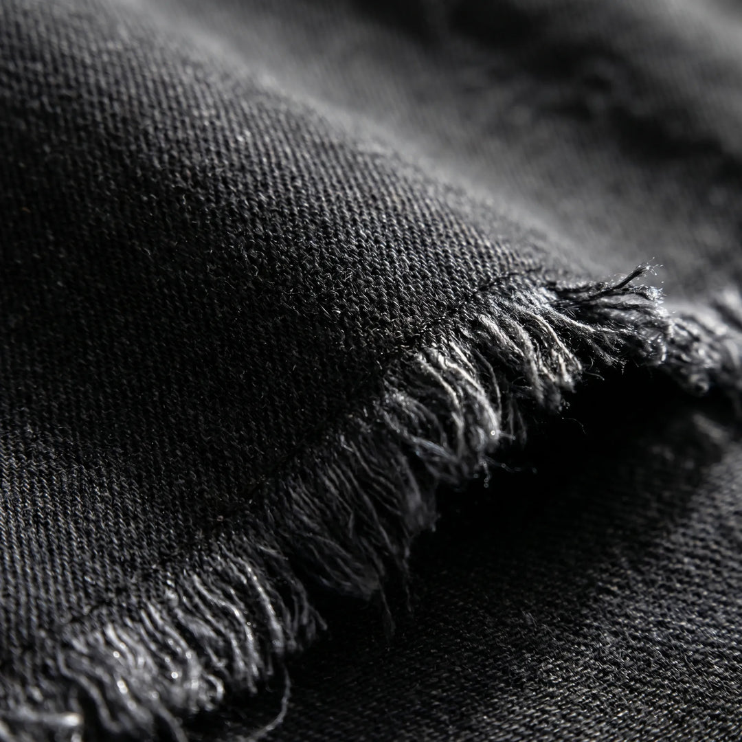 Spijkerjas dames | Denim blouse jas met knopen en regular fit