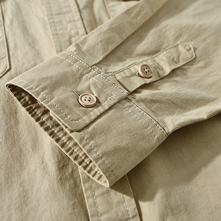 LisCot | Licht katoen shirt met subtiele print