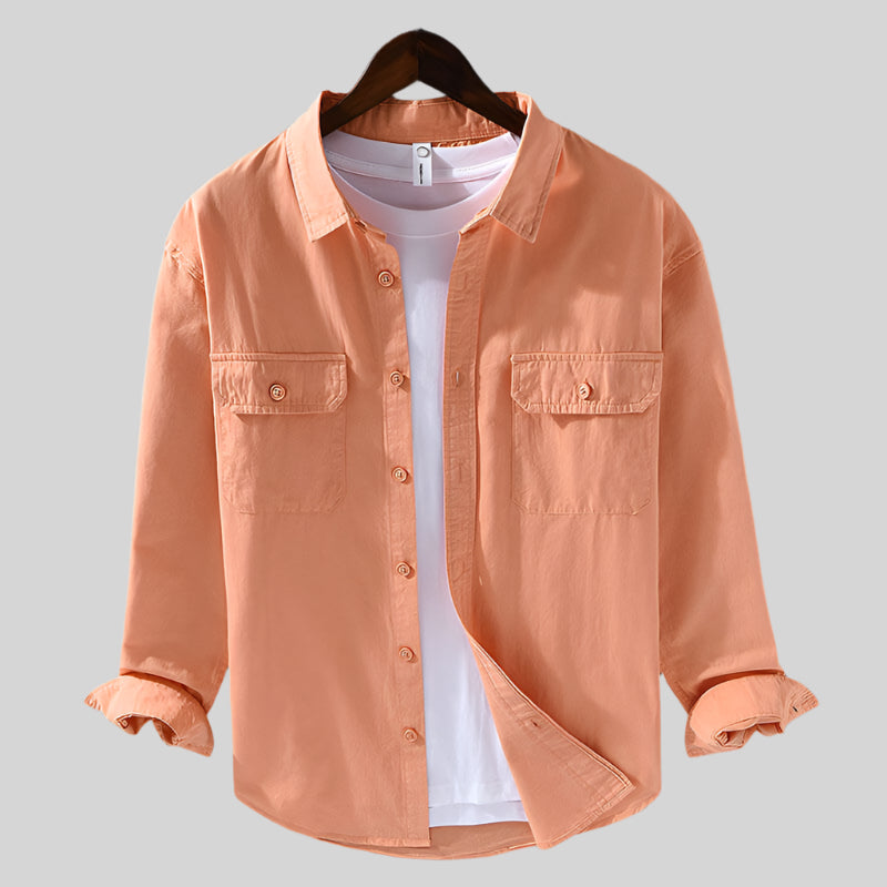 LisCot | Licht katoen shirt met subtiele print