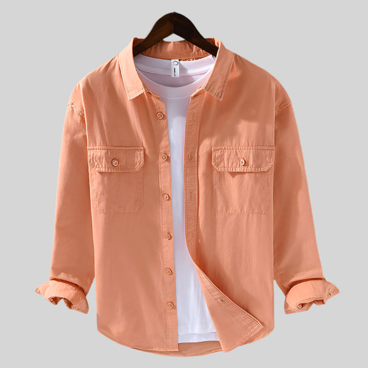 LisCot | Licht katoen shirt met subtiele print