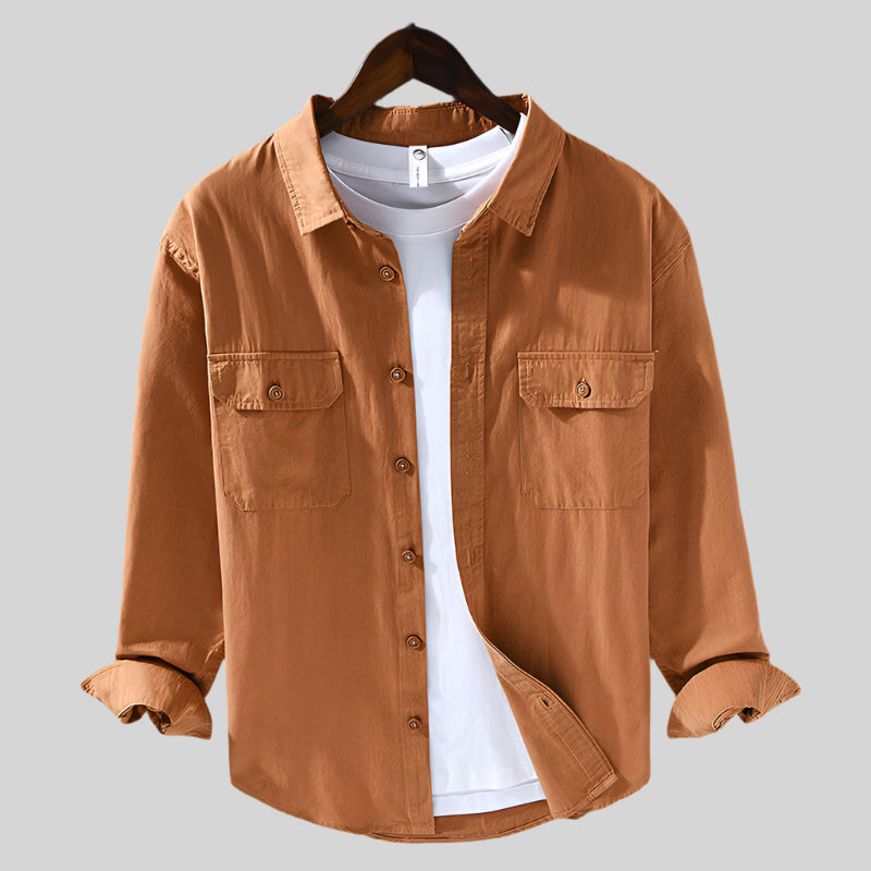 LisCot | Licht katoen shirt met subtiele print