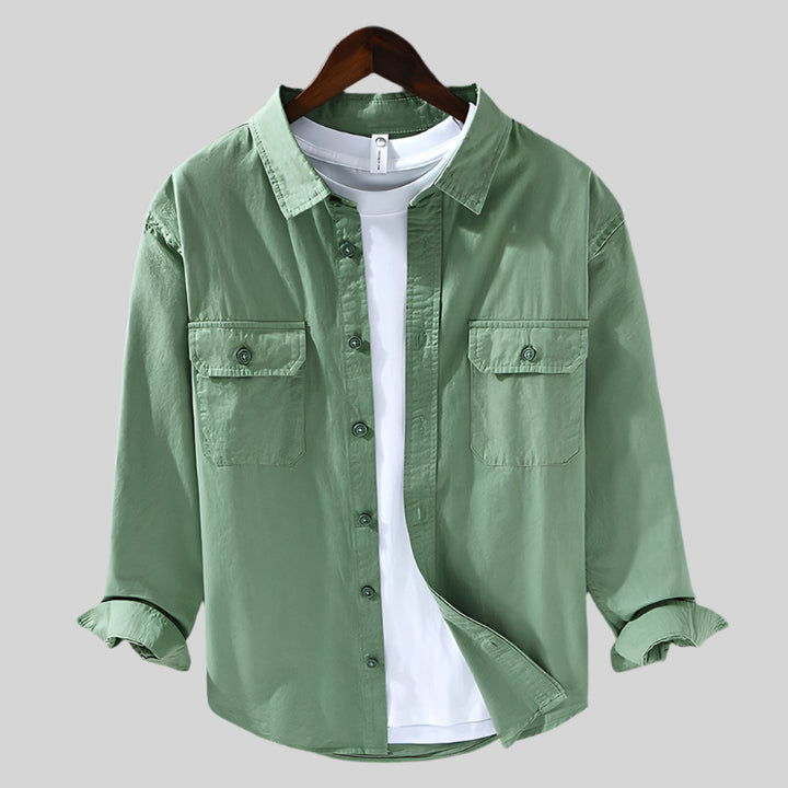 LisCot | Licht katoen shirt met subtiele print