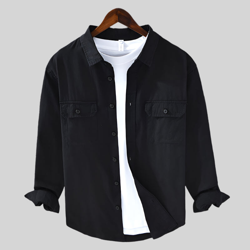 LisCot | Licht katoen shirt met subtiele print