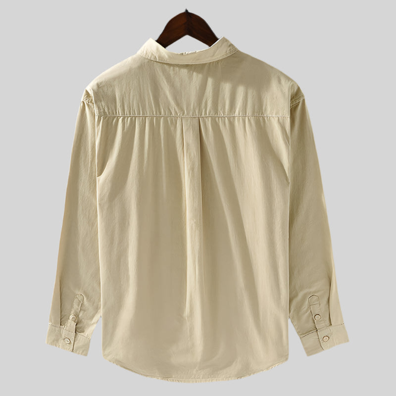 LisCot | Licht katoen shirt met subtiele print