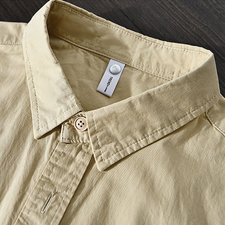 LisCot | Licht katoen shirt met subtiele print