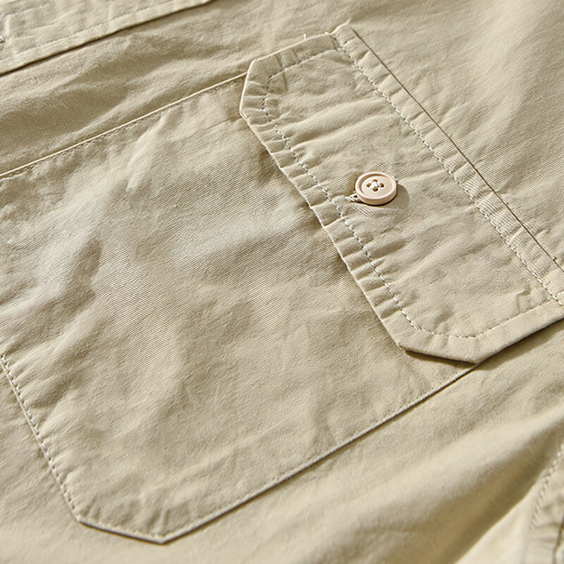 LisCot | Licht katoen shirt met subtiele print