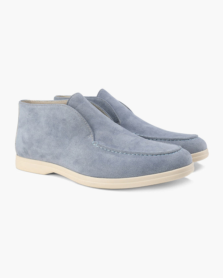 Suède schoenen heren | Instappers met comfortabele zool