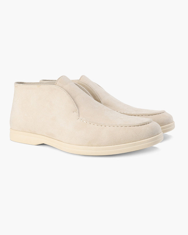 Suède schoenen heren | Instappers met comfortabele zool