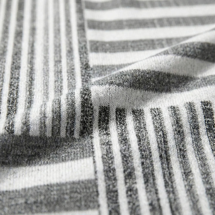 T shirt dames | Gestreept shirt met lange mouw