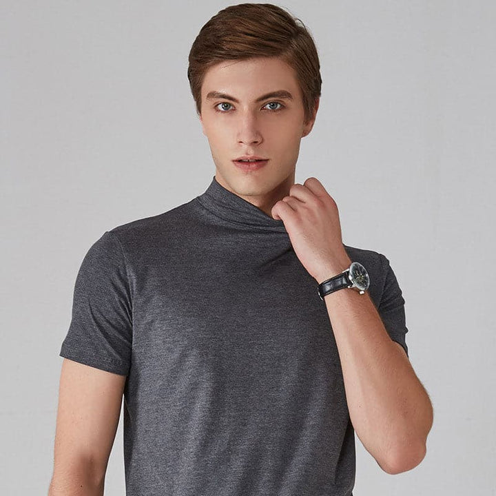 T shirt heren | Basic t-shirt met korte mouw en ronde hals