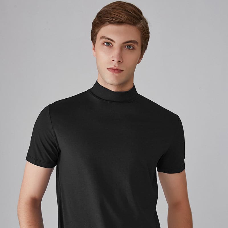 T shirt heren | Basic t-shirt met korte mouw en ronde hals