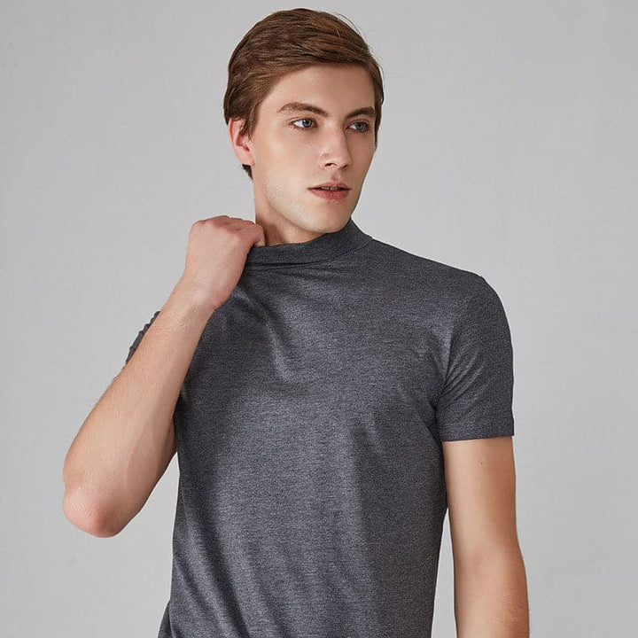 T shirt heren | Basic t-shirt met korte mouw en ronde hals