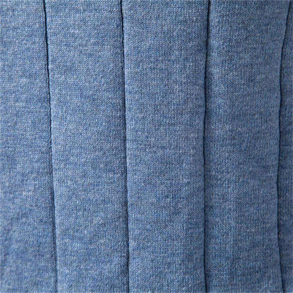 T shirt heren | Luxe geribd shirt met ronde hals