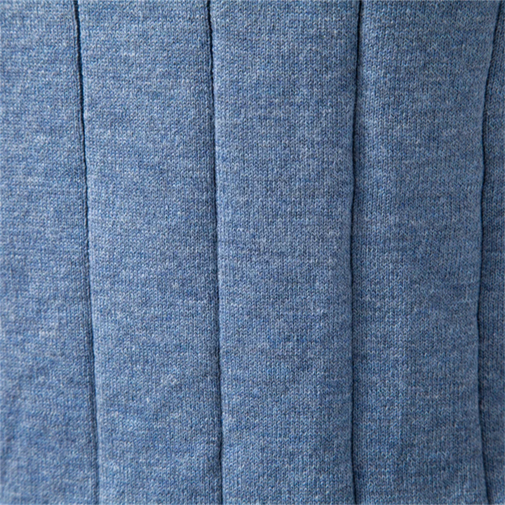 T shirt heren | Luxe geribd shirt met ronde hals