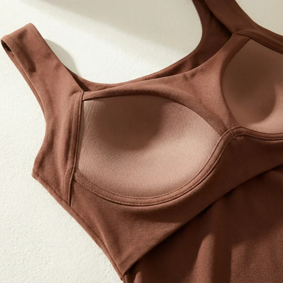 Tanktop dames | Comfort top met bh ondersteuning