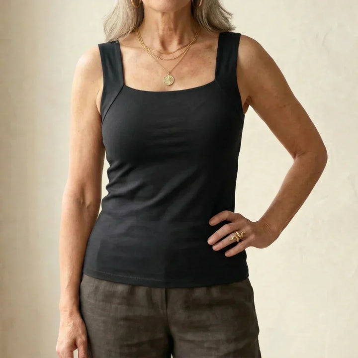 Tanktop dames | Comfort top met bh ondersteuning