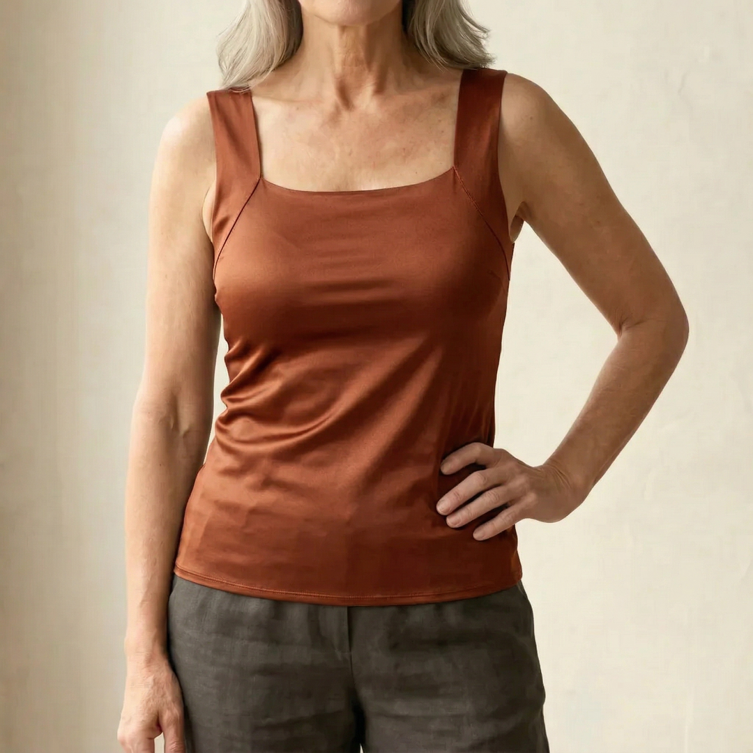Tanktop dames | Comfort top met bh ondersteuning