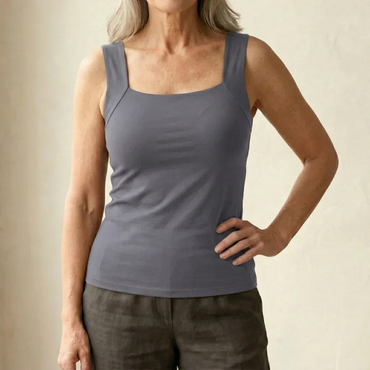 Tanktop dames | Comfort top met bh ondersteuning