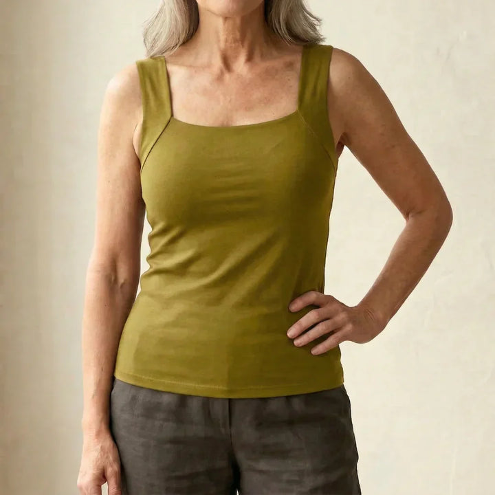 Tanktop dames | Comfort top met bh ondersteuning