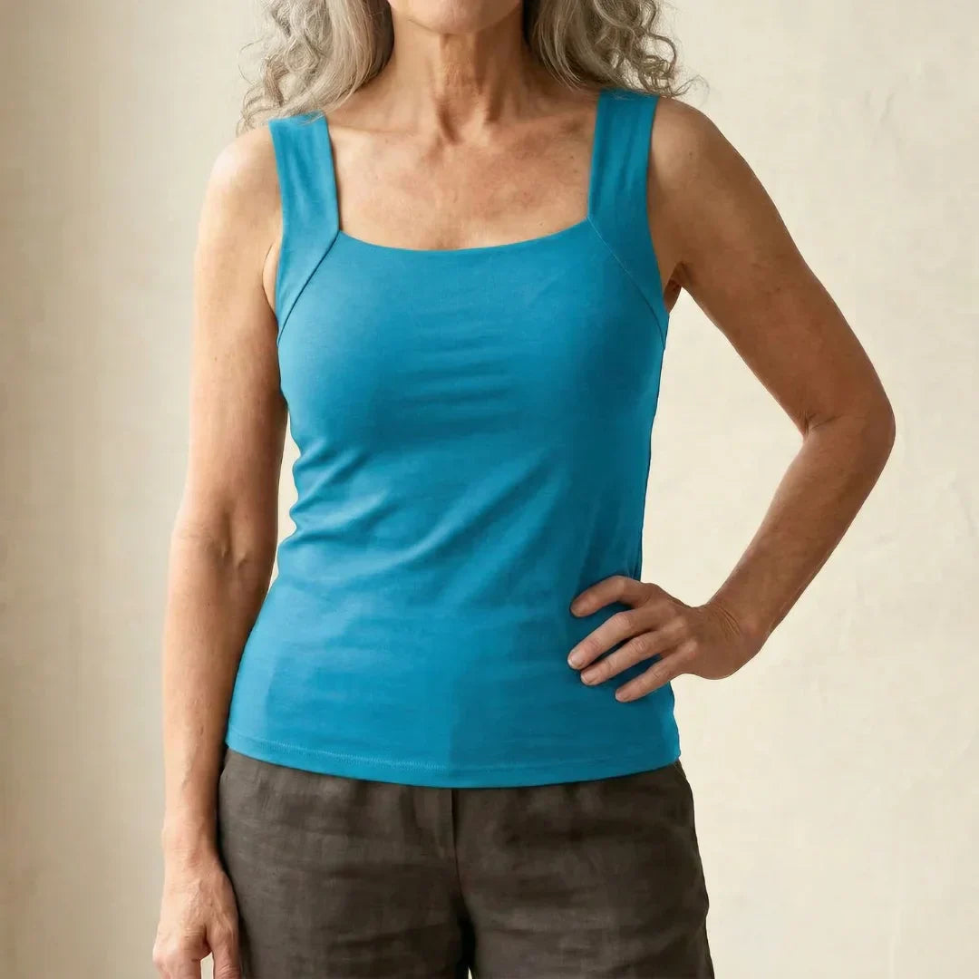 Tanktop dames | Comfort top met bh ondersteuning