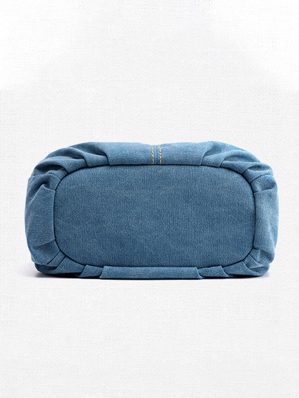 Tas dames | Canvas schoudertas grote handtas verstelbaar