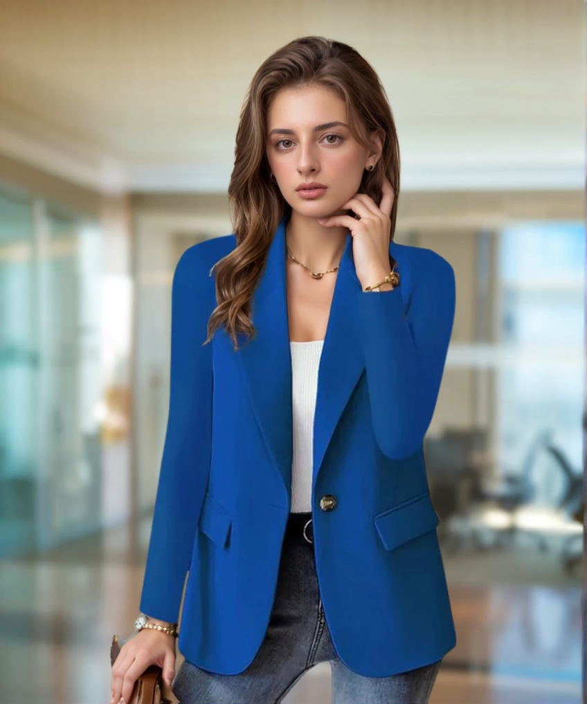 Dames blazer | Slim fit colbert met revers