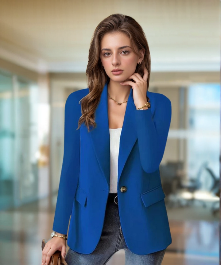Dames blazer | Slim fit colbert met revers