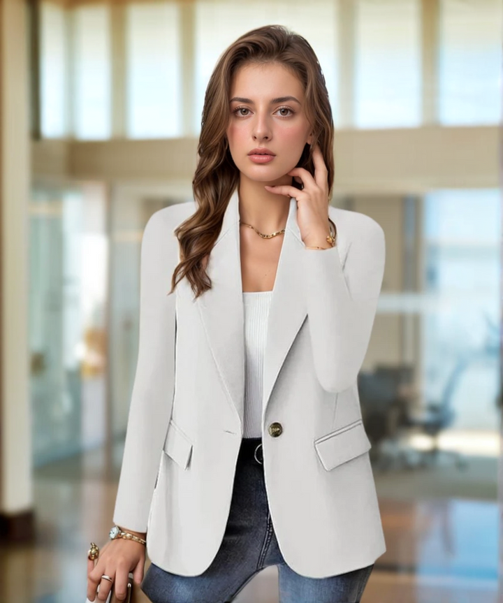 Dames blazer | Slim fit colbert met revers