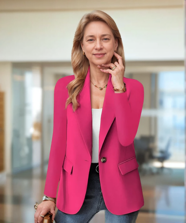 Dames blazer | Slim fit colbert met revers