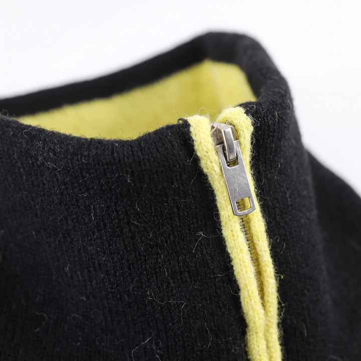 Teddy jas dames | Sportief model met contrastbies en rits