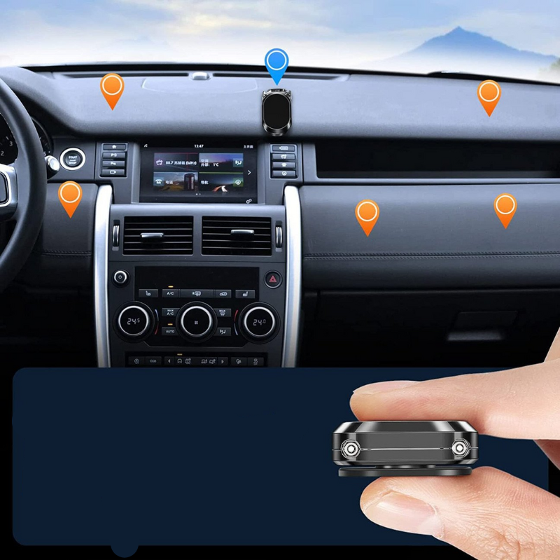 Telefoonhouder auto | Magnetische houder met 360° draaibare functie