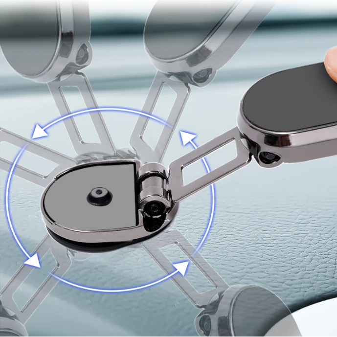 Telefoonhouder auto | Magnetische houder met 360° draaibare functie