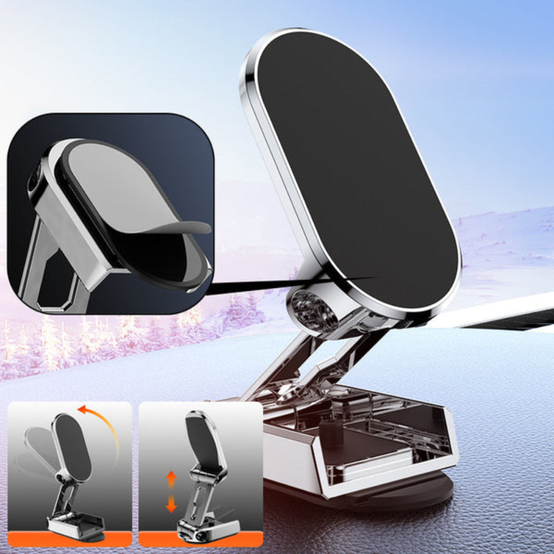 Telefoonhouder auto | Magnetische houder met 360° draaibare functie