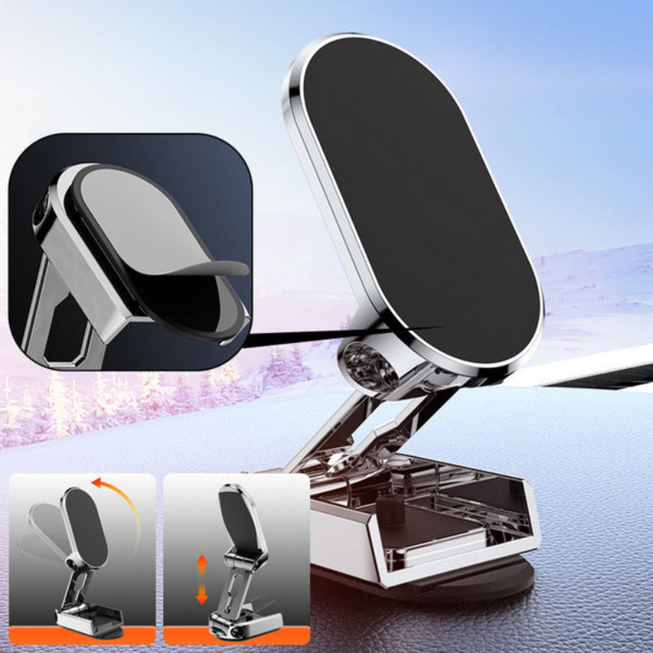 Telefoonhouder auto | Magnetische houder met 360° draaibare functie