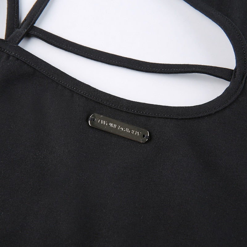 Top dames | Cut out top met open details